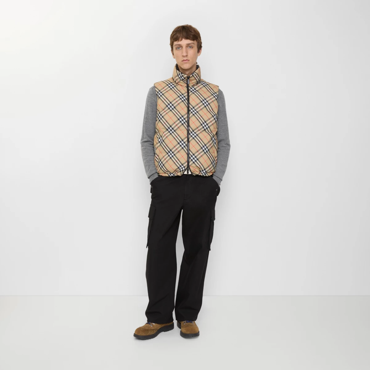 Burberry — Check sans manches